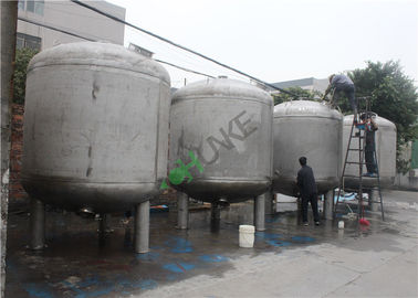 Frp Sand Filter Vessel Stainless Steel Filter Housing / Activated Carbon Filter Tanks