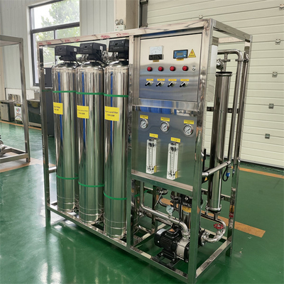 Μηχανή καθαρισμού νερού 1000lph Industrial Ro Μηχανή απαλύνωσης μεμβράνης Μηχανή επεξεργασίας από αντίστροφη όσμωση Μηχανή καθαρού νερού