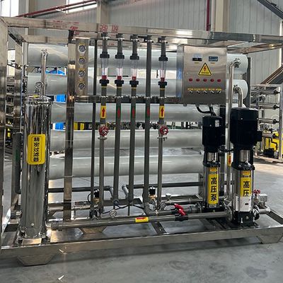 Διπλό στάδιο βίντεο εξόδου-επιθεώρηση παρέχονται 4 τόνων αντιστροφή οσμωσία απολάμωση νερού μηχανή