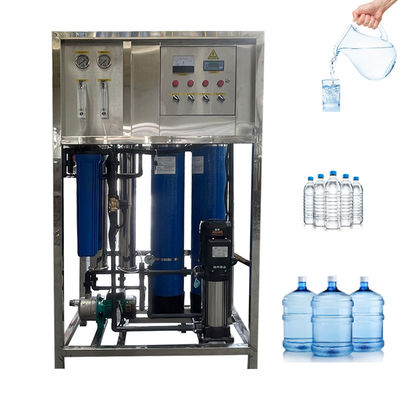 0.5 τόνους Εξοπλισμός επεξεργασίας νερού με αντίστροφη όσμωση με σύστημα προκατασκευής